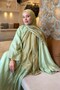 Cc Desen Aura Cotton Jacquard Shawl Island Tea