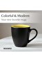 مجموعة أكواب قهوة خزف حجري لو بابيون من مياميو، 6 × 350 مل (لون أسود - أزرق) | Modern Ceramic Coffee - 2