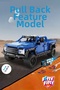 Cada Pull Back Car Smash Off-Roader Pickup Truck 390 Pieces Car Building Set -Ffc52029W-390P - 3