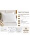 5 White 50X70 Cotton Pillow Inner Liner Covers with Zipper
