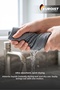 3 Pcs Microfiber Glass Cloth 40X60 cm Gray |   Leaves No Traces, No Pilling, Multi-Purpose Magic Cleaning Cloth, Resistant to Laundry Water - 4