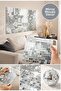 Square Silver Glass Mosaic Coffee Table Panel Tiles Stickers Handcrafted Square Glass Self-Adhesive - 5