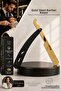 Professional Barber Razor, Gold Steel Folding Beard and Nape Drawing Knife 723252 - 8