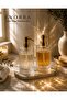 Luxury Striped Glass Liquid Soap Dispenser Detergent Dispenser Set of 2 with Gold Pump - 2