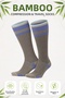 Bamboo Seamless Colorful Knee Length 15-20 mm Hg Pressure Women Men Compression Socks 3596 - 2