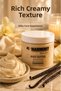 Vanilla Body Butter 200 ml |   Intensive Moisturizing Body Care Cream Containing Shea Butter + Vitamin B5 + Argan Oil - 3