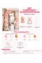 Baby Girl Hospital Room Decoration Set 35 Pieces |   Pink and White Gold Birth Decoration Set with Teddy Bear and Baby Girl Foil Balloons, 7 Balloon Stands - 2