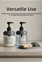 Set of 2 Glass Liquid Soap Dispensers |   Hand and Dish Soap |   Bathroom Organizer with Stand |   425 ml X 2 - 3