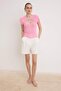 Pembe Cut Out Detaylı Özel Yaka Triko Bluz TWOSS26BZ00893 - 4