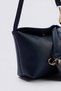 Navy Blue Charm Detailed Women's Mini Shoulder Bag Takss26Oc00046 - 3