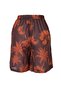 Tropikal Desenli Dokuma Mini Oversize 100% Pamuk Plaj Gömlek Şort Takım TBESS26AU00022 - 8