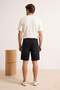 Black Baggy / Wide Cut Denim Shorts & Bermuda Tmnss26Sr00017 - 3