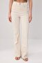Ekru  Yüksek Bel Flare Jeans TWOSS26JE00332 - 4