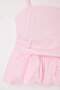 Pink Thin Strap Skirt Flounced Poplin Fabric Elastic Waist Crisp Blouse Tdrss26Bz00092 - 5