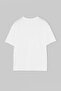 Red - White Oversize/Relaxed Fit 100% Cotton T-Shirt Tmnss24Ts00038 - 9