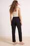 Black Carrot High-Waisted Polyviscose Woven Fabric Trousers TWOSS22PL0280 - 8