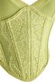 Yeşil Askılı Fitted Korse Dantel Büstiyer TPRSS26BS00036 - 6