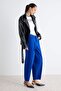 Saks %100 Pamuk Yüksek Bel Barrel Jeans TWOAW27JE00057 - 3
