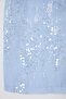 Blue Midi Length Sequin Skirt Tpraw27Et00004 - 2