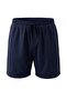 Navy Blue Modal Look Elastic Waist Men's Shorts & Bermuda Tmnss26Sr00043 - 5