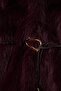 Bordo Kemerli Suni Kürk Oversize Midi Kaban TWOAW27KB00012 - 13