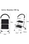2 Step White Metal Ladder Multi Purpose Step Ladder - 3