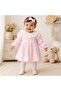 Baby Girl Dress with 3 Bows - 3