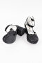 Black Glitter Heeled Girls' Shoes - 2