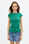 Gathered Basic Blouse - 6