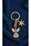 Miyuki Beads Handmade Angel and Snowflake Keychain/Bag Ornament - 3