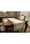Linen Ruffle Runner Tablecloth 40 X 140 - 3