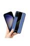 Samsung Galaxy S20 Fe Compatible Case Zebana Premium Leather Case Blue - 3