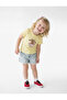 Bowknot Embroidery Detailed Pocketed Cotton Denim Shorts - 3