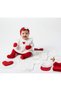 Baby Girl 0-3 Months Heart-Shaped 100% Cotton Lotti̇e Premium Set of 10 - 3