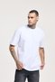 Men's 100% Cotton White Oversize Relaxed Fit T-Shirt - 3