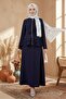 Nesla Tunic Skirt Double Set 1418 - Navy Blue - 4