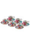 Full Bloom 6-Piece Coffee Cup Set 100 Ml.