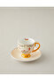 Dipsy New Bone China 4-Piece 2-Person Coffee Cup Set 100 ml Mustard - 3