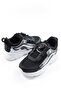 Automatic Lace-Up Black and White Children's Sports Shoes - 5