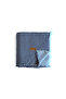 Camino 100% Cotton 4 Layer Muslin Bedspread & Pique 220X240 cm Navy Blue - Blue - 3