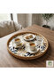 Adre Handmade Rattan Tray 30 cm – Natural Wicker Presentation Tray, Bohemian Decorative Serving Tray - 4