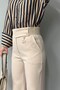 Waist Ribbana Detailed Pants - 3