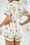 Floral Printed Shorts Pajama Set - 6