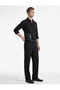 Loose Fit Viscose Blend Waist-Tie Wide Leg Pants - 2