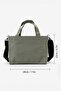 Canvas Strap Daily Use Shoulder and Hand Bag Tote Bag - Hard Fabric - 5