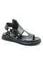 Tripki Genuine Leather Comfort Orthopedic Women's Sandals Black - 3