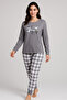 Women's Soft Texture Thermal Pajamas Set 42050 - 6