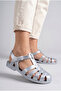 Bb340-201 Bb340 Bıarrıtz Metal Women's Sandals Green - 2