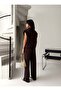 Women's Modal Fabric Parachute Detailed Zippered Vest Double Set - 7