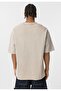Washable Oversize T-Shirt with Pre-Washed Printed Text - 5